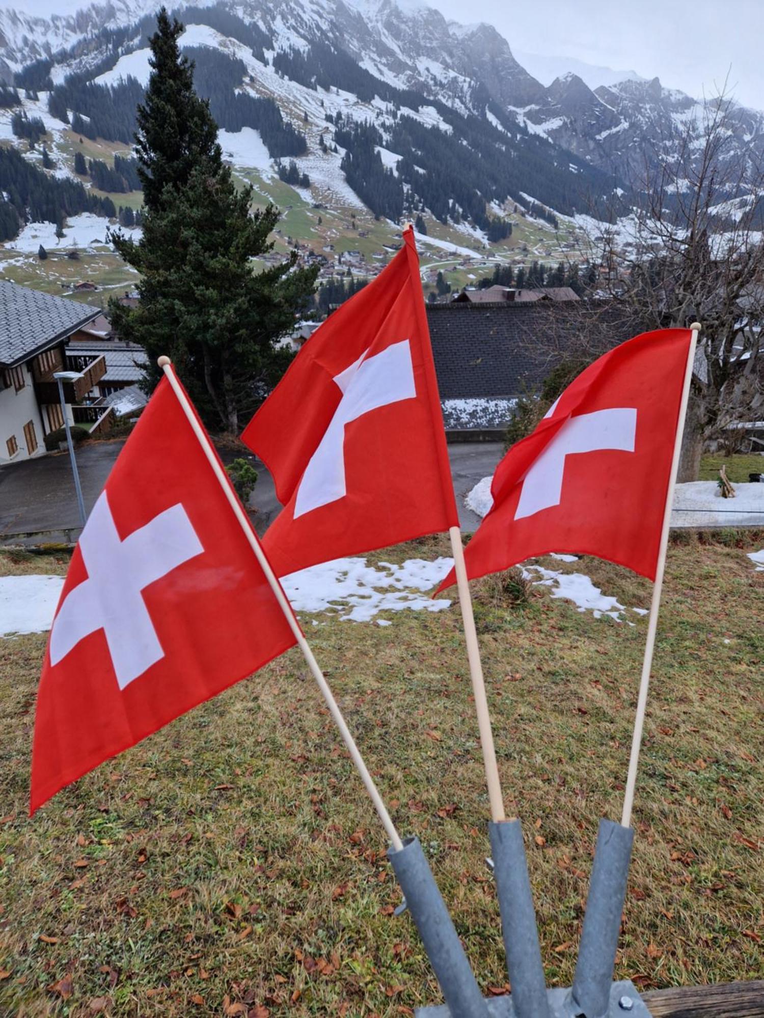 Chalet Gotthelf Gartenstudio, Ferien Mit Hund Adelboden Exterior photo